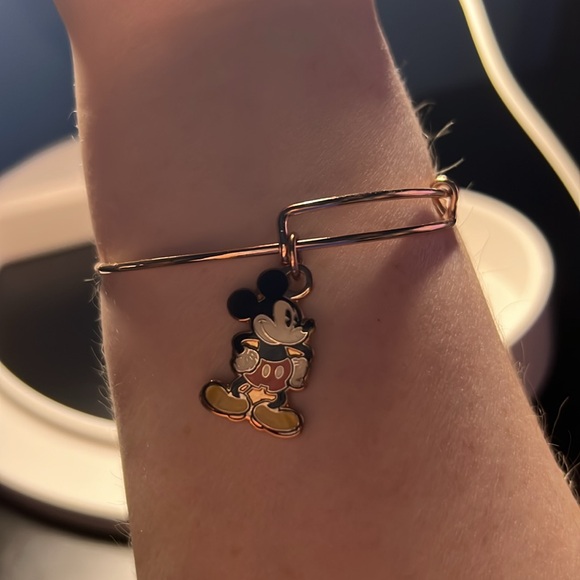 Rose Gold Disney Alex and Ani Mickey Mouse bracelet - Picture 6 of 6
